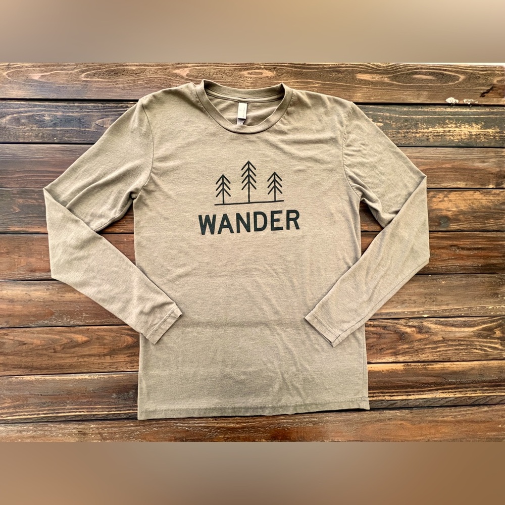Next Level “WANDER”.Next Level Long Sleeve T-Shirt Size:Small